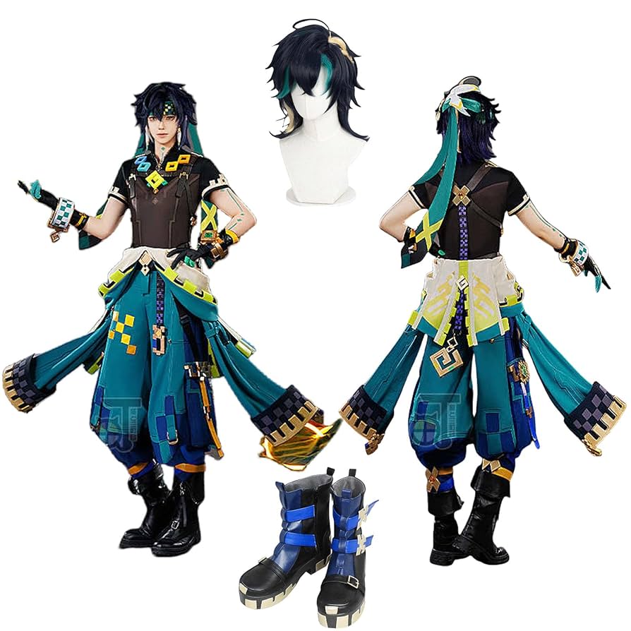 Amazon.co.jp: [Acosdary] 原神 キィニチ コスプレ衣装 ウィッグ