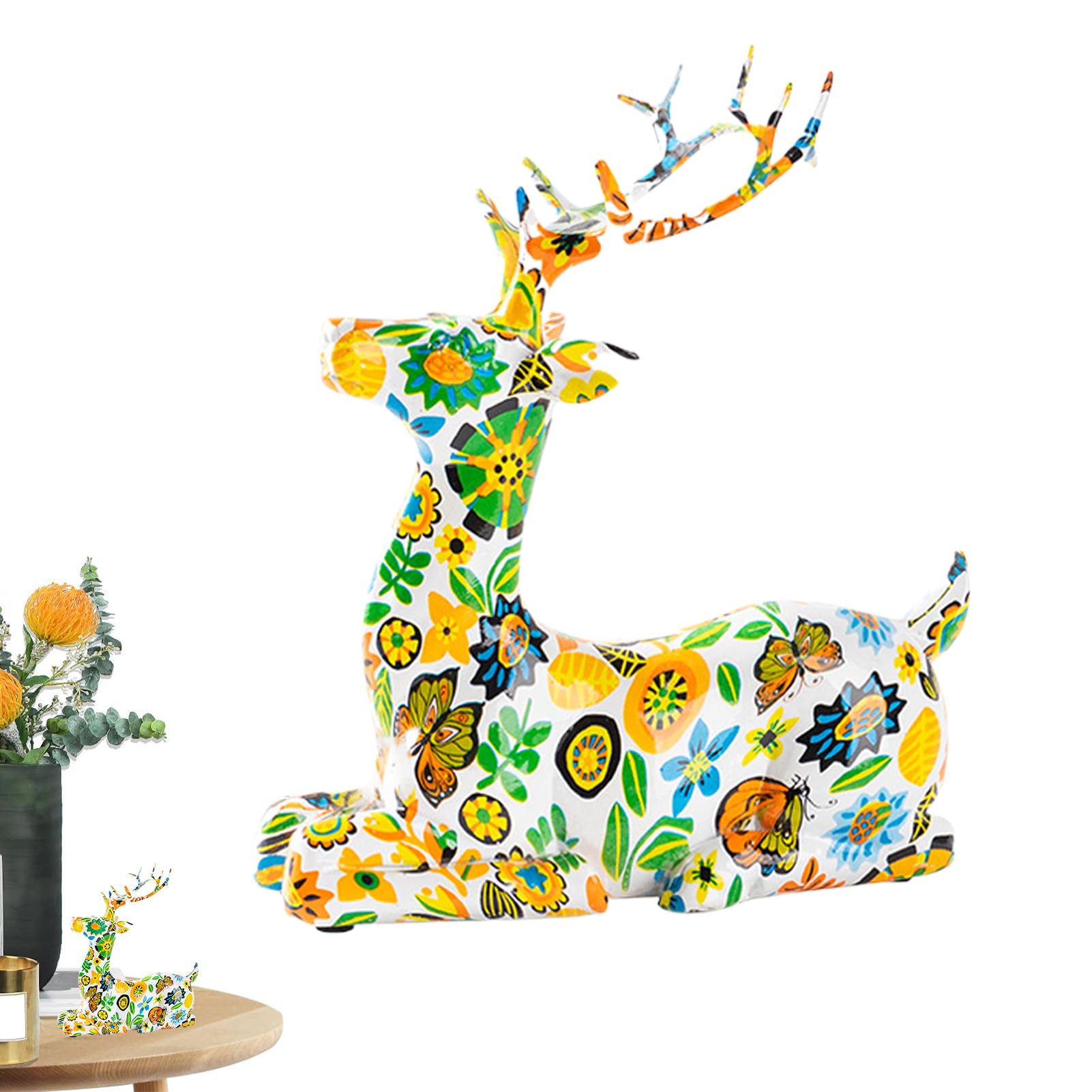Ornements de table de cerf à offrir pour une crémaillère ou fête