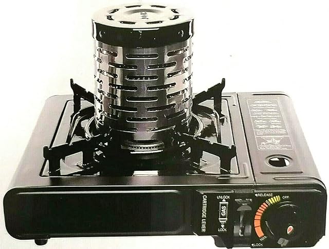 AuraHome DWD Camping Stove Top Heater Attachment For Portable Gas Stove 2KW Fits most models Mini Stove Top - Intensifies the heating effect