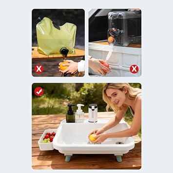 Portable Sink for Camping Easy-Install Heavy-Duty Tool