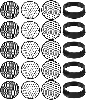 DOITOOL 20pcs Classifier Sifting Pan Outdoor Gold Panning Soil Sifter Sieve Mesh Screen Classifier for Garden Outdoor