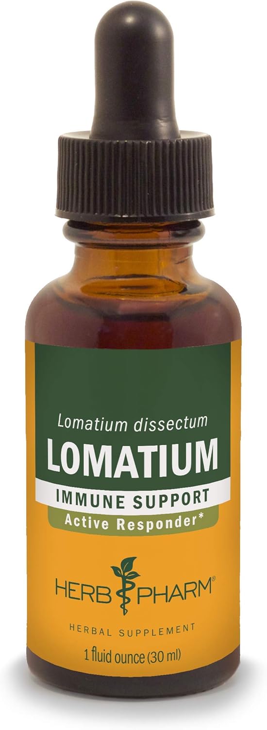 Herb Pharm Lomatium Liquid Extract for Immune System Support - 1 Ounce