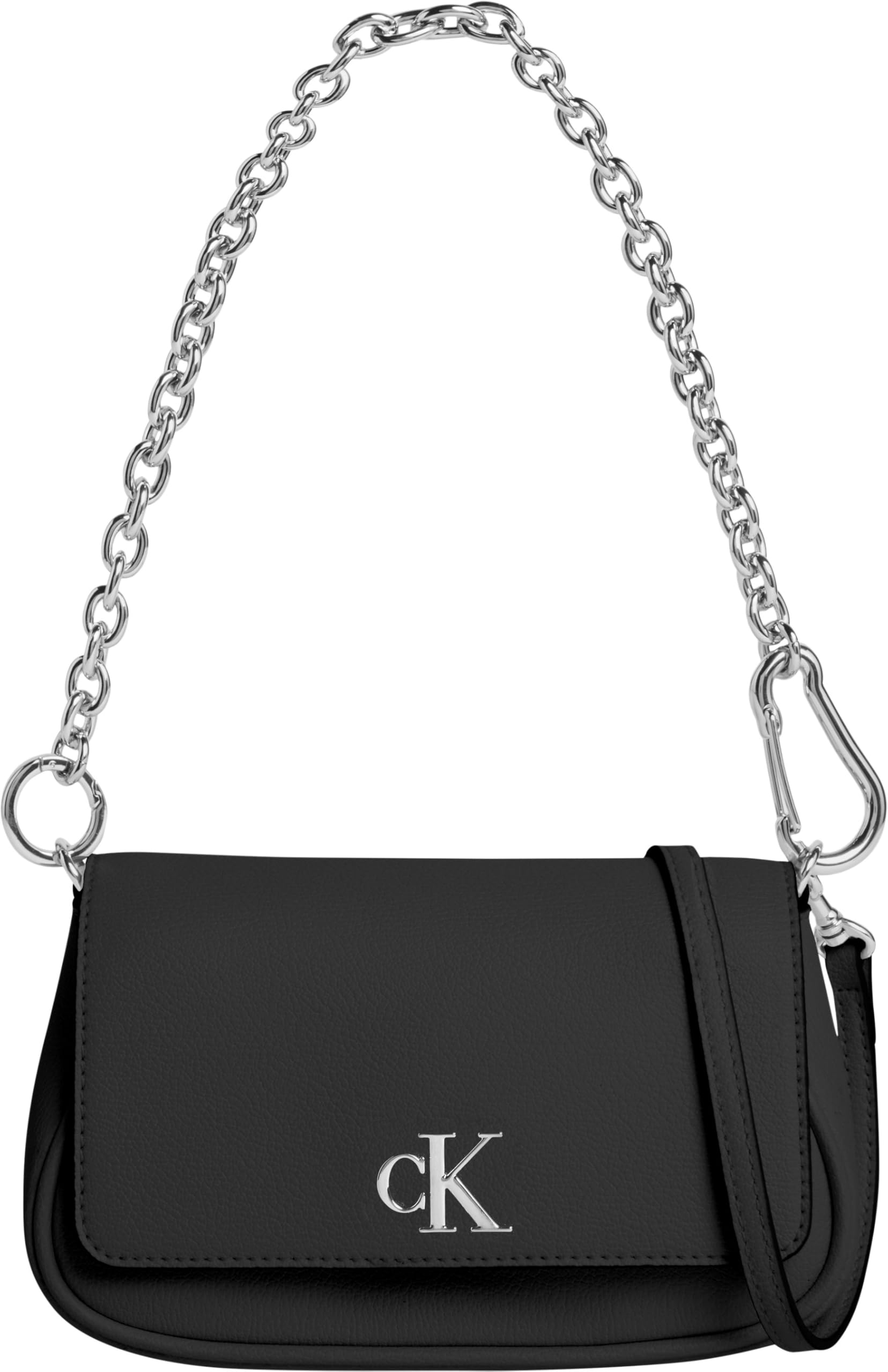 Calvin Klein Donna Borsa a Spalla Minimal Monogram con Tracolla a Catenella