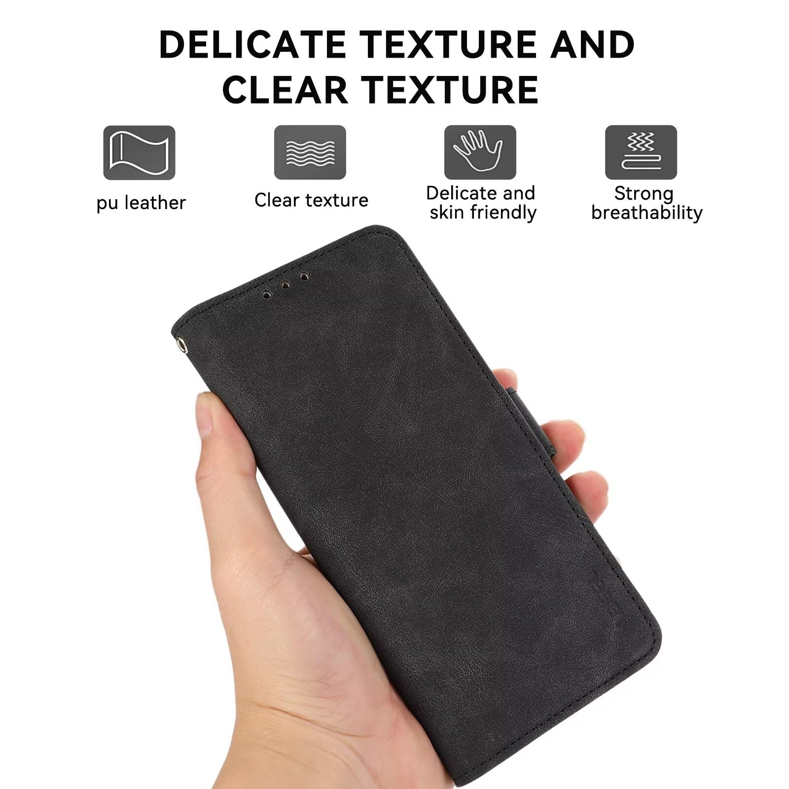 CASAFUNY Handyhülle Für Sony Xperia 10 VI – PU Leder Flip Case Mit Kartenfach, Magnetverschluss, Ständerfunktion