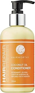 Hairrepair Coconut Oil Conditioner-Rosemary, Jojoba, Castor & Argan Oil. Infused With Keratin.