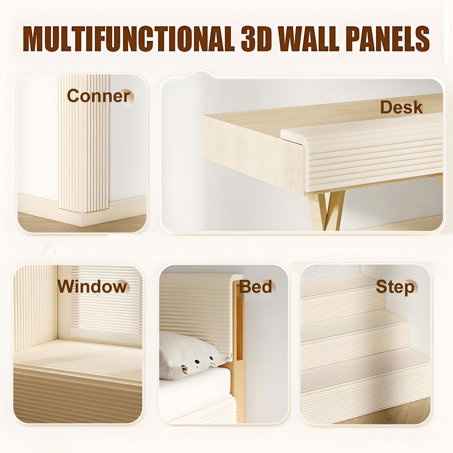 Pannelli Autoadesivi Imbottiti Antiurto Per Pareti – Morbidi, Impermeabili E Decorativi, Ideali Per Camerette E Soggiorno