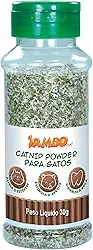 JAMBO PET Erva Natural Catnip Powder Alivia O Estresse Contém 30g Para Gatos