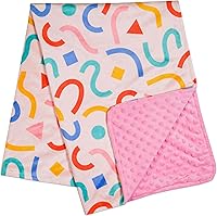 Vista 11 de Wildkin Manta de felpa para bebé – Suavidad y comodidad, ideal para niños pequeños, viajes y guardería - Azul confeti