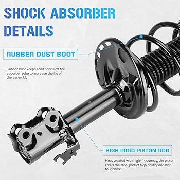 ② キャッスル　2.3.4.5 Amazon.com: Front & Rear Complete Struts Shocks w/Coil