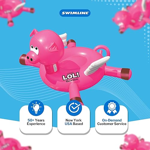 Miniatura 94 de Swimline 90703 - Pato señuelo gigante para montar (88"/78"/42")