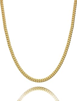 925 Sterling Silver Lobster Clasp 2mm Necklace for Women Mens Box Chain 18K Silver/ Gold Plated Necklace Chain Diamond Cut 16-30 Inches