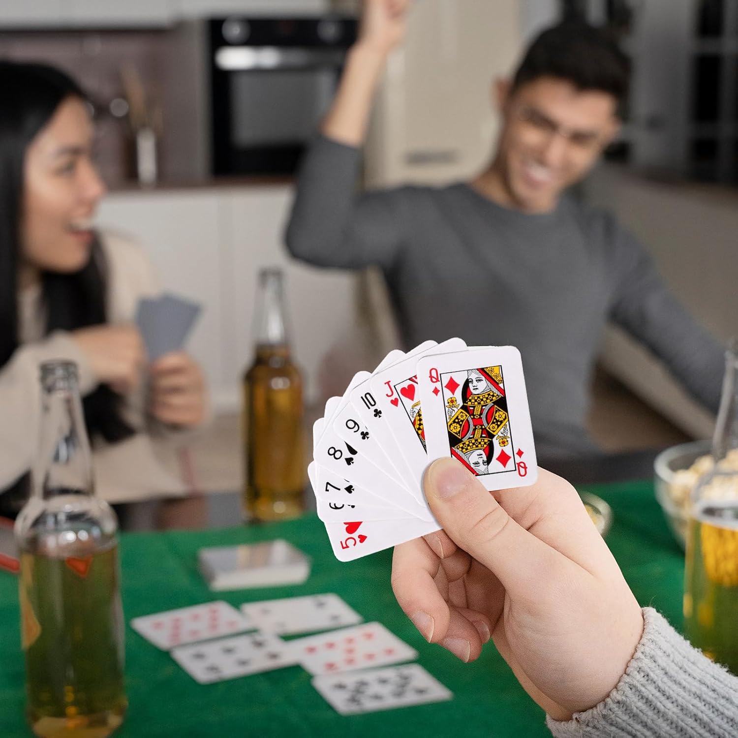 10 Decks Mini Playing Cards, Party Spoof Fun Smal Playing Cards, Miniature Poker Cards, Mini Poker Game for Adults, Party Favor, Tiny Deck of Novelty Party Gift for Par, Christmas, Halloween
