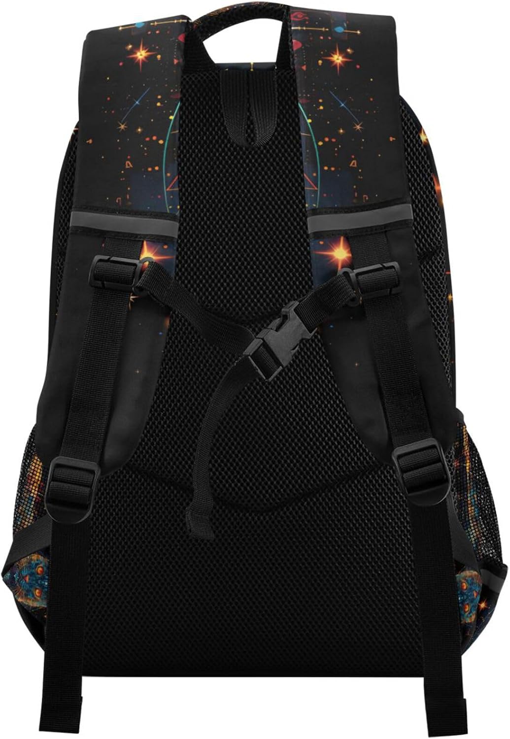 Cat Backpack for Students Boys Girls Galaxy Cat Style Ancient Egypt School Bag Travel Daypack Rucksack