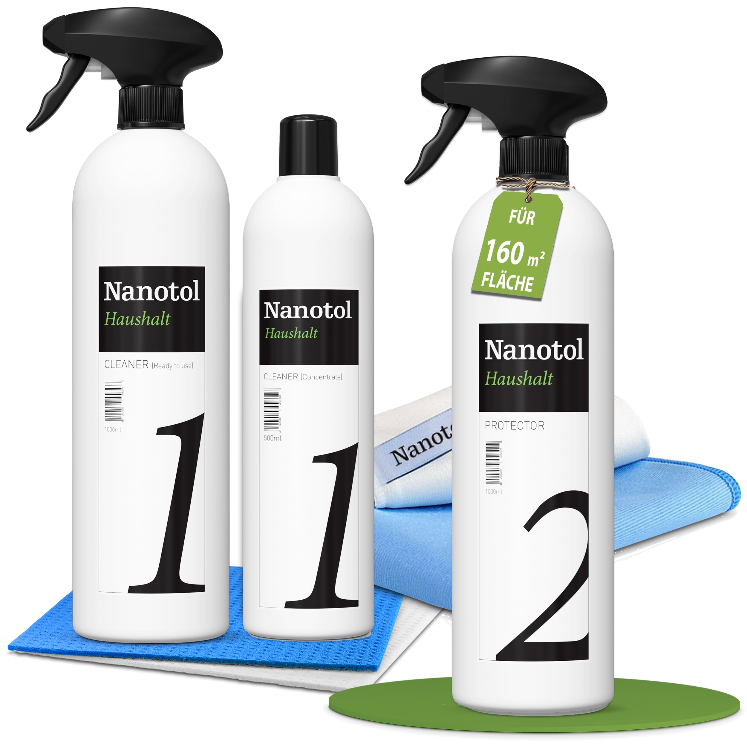 Nanotol House-Set-XL/Window Glass Sealing Set con nanotecnologia per finestre, giardini d'inverno, finestre per tetti, vetrine, vetrine (160 m²)