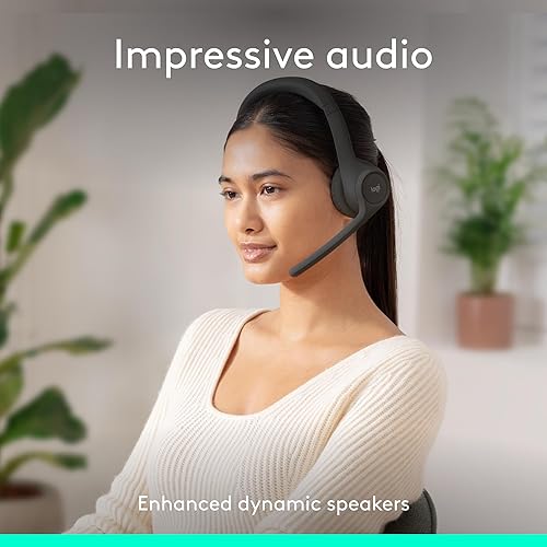 Miniatura 3 de Logitech Zone 301 - Auriculares inalámbricos Bluetooth con micrófono de cancelación de ruido, compatibles con Windows, Mac, Chrome, Linux, iOS,