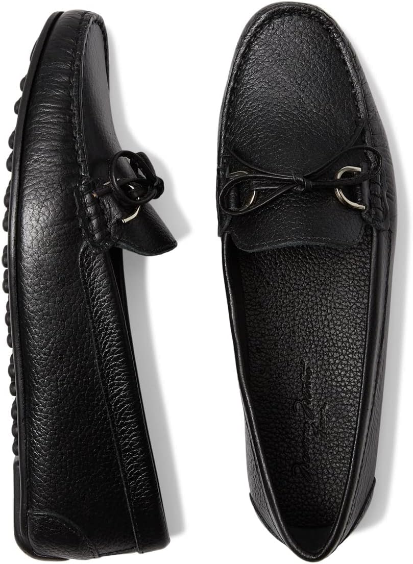 Amazon.com | Massimo Matteo Floater Lace Driver Black 7 M | Loafers ...
