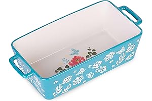 Wisenvoy Ceramic Loaf Pans for Bread and Meatloaf