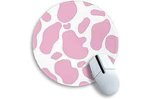 Eye-Catching Cow Print Mouse Pad: Perfect for Cowgirl Style