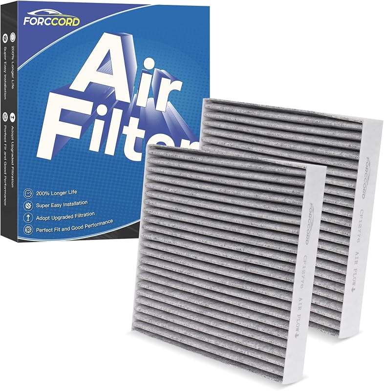 Filtro de ar da cabine Forccord para Ford Ranger 2019 a 2026 2.3L – Kit com 2 unidades