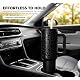 Meeram 40 Oz Vacuum Insulated Stainless Steel Tumbler with Handle & Straw | Double Wall Leakproof Travel Coffee Mug for Car, Office & Gym | Hot & Cold Water, Drinks | Black Leopard |1200ML (Black) Product Image 5