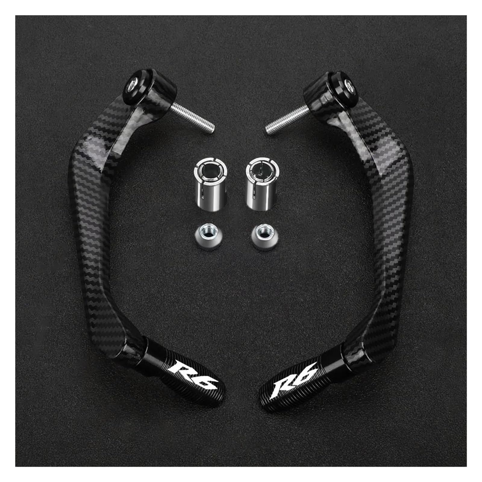 YUHOW Motorcycle Joystick Guards for YZFR6 YZF-R6 YZF R6(Black)