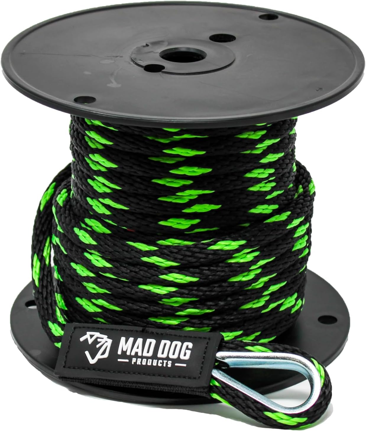 3/8" x 50' Navy Solid Braid Nylon Anchor Line w/Thimble - Made in USA