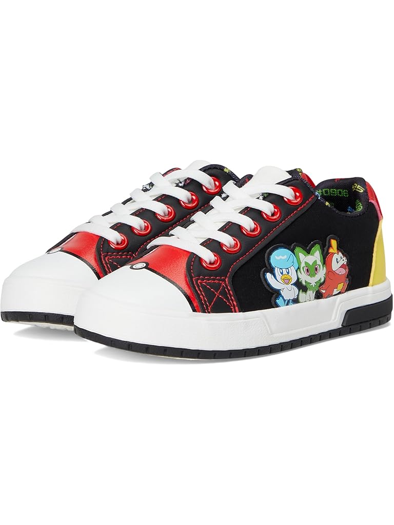 White Ground Up Pokemon Court Sneaker (little Kid)
