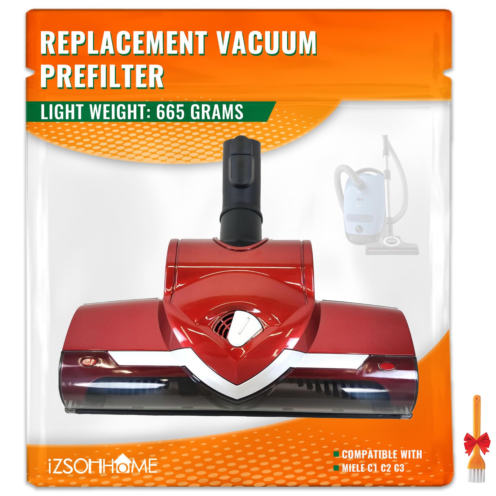 Brosse Miele Powerhead compatible tapis brosse haute vitesse C1 C2 C3