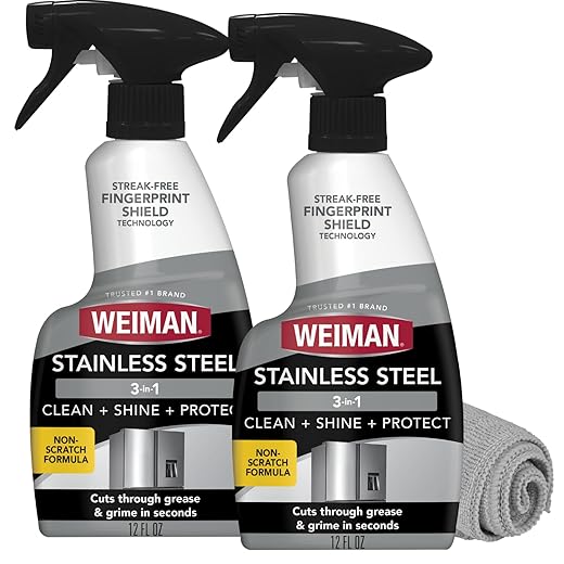 Weiman Stainless Steel Cleaner Set