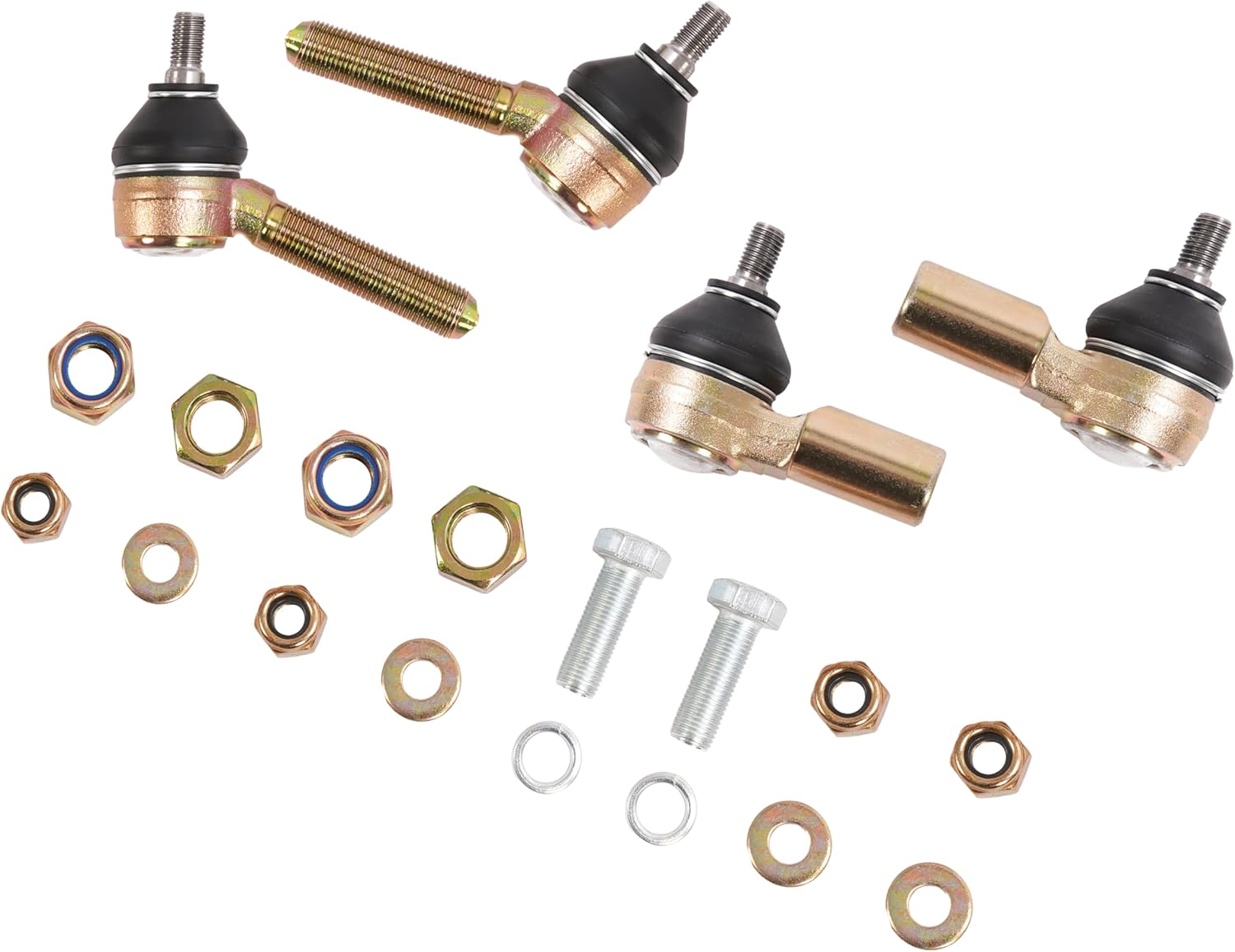 Outer Tie Rods End Ball Joints Compatible with Yamaha Raptor 700 Heavy Duty Replacement Accessories Left Right Steel