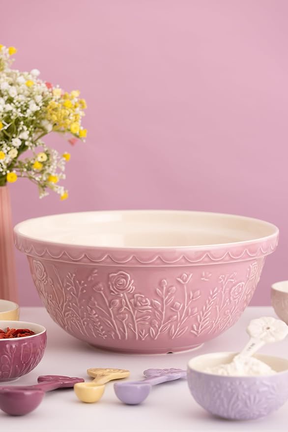 Tazón para mezclar Mason Cash rosa 4.25 Qt miniatura 2