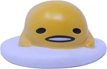 Gudetama Lazy Egg Mega SquishMe 7 Slow-Rise Fidget Toy, Memory-Foam Squishy for Stress Relief, Gift for Kids & Adults amde by Just Toys LLC
