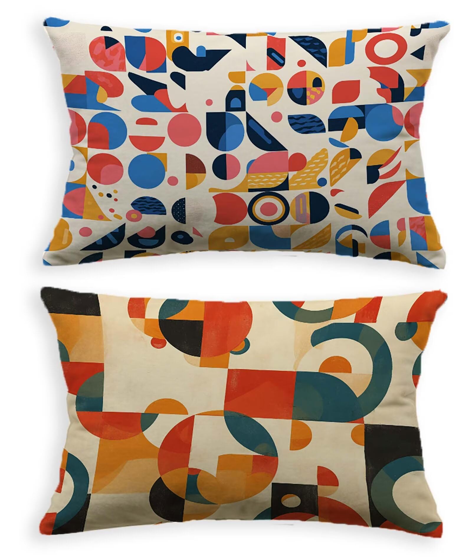 Housse de coussin velours 50x70 de qualité supérieure avec zip invisible pour lit moderne