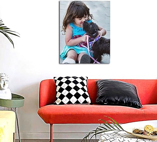 Miniatura 6 de Apego Personalized Canvas Prints with Your Photo, Custom Canvas Wall Art, Print Your Pictures Photos on Canvas, Customized Gifts for Family,