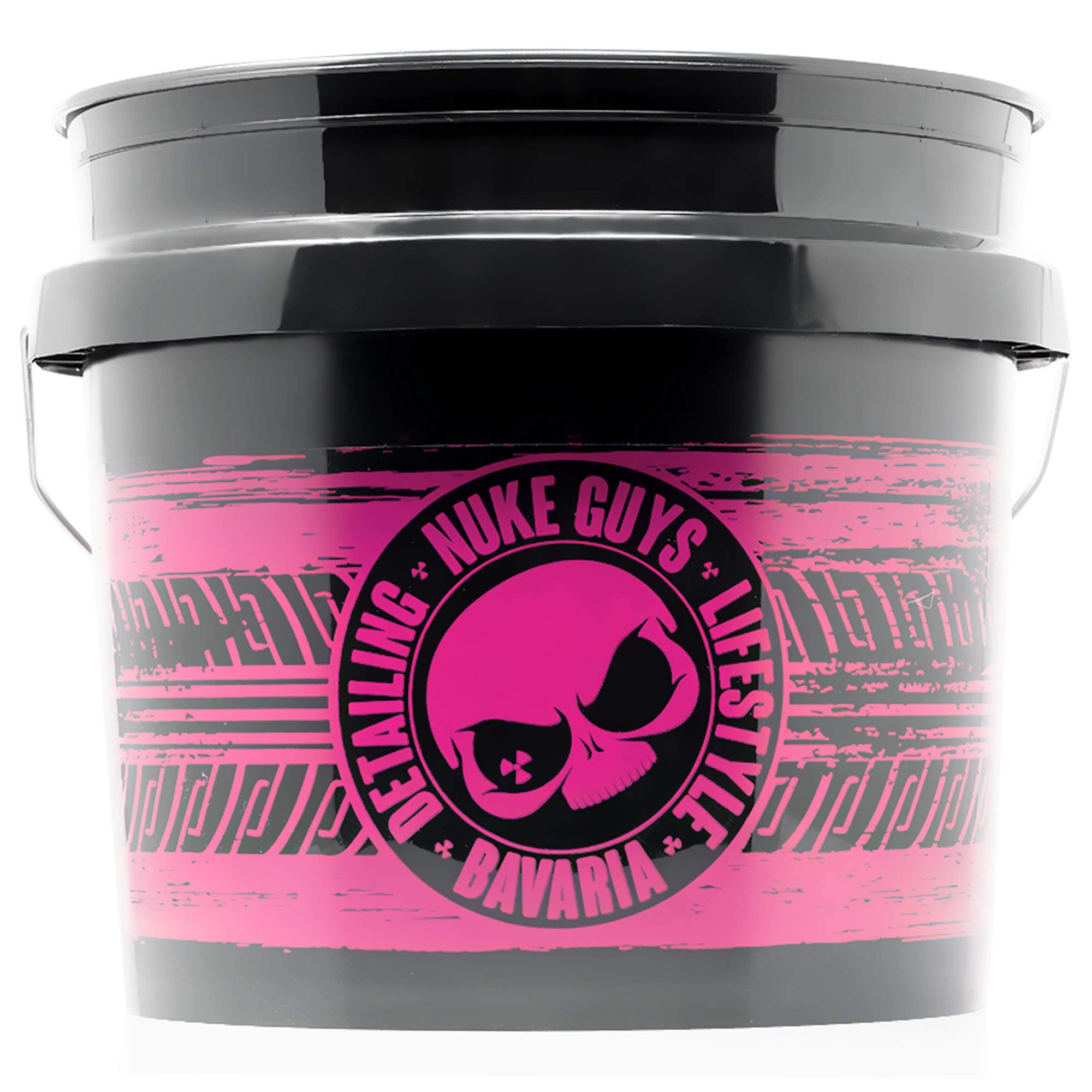 Nuke Guys Made by GRITGUARD US 3.5 GALLONS Rim Wash Bucket - Méthode de Nettoyage 3 Seaux - Seau d'Entretien pour le Nettoyage Doux des Jantes- Pour un Lavage Doux à la Main, Protège la Peinture.