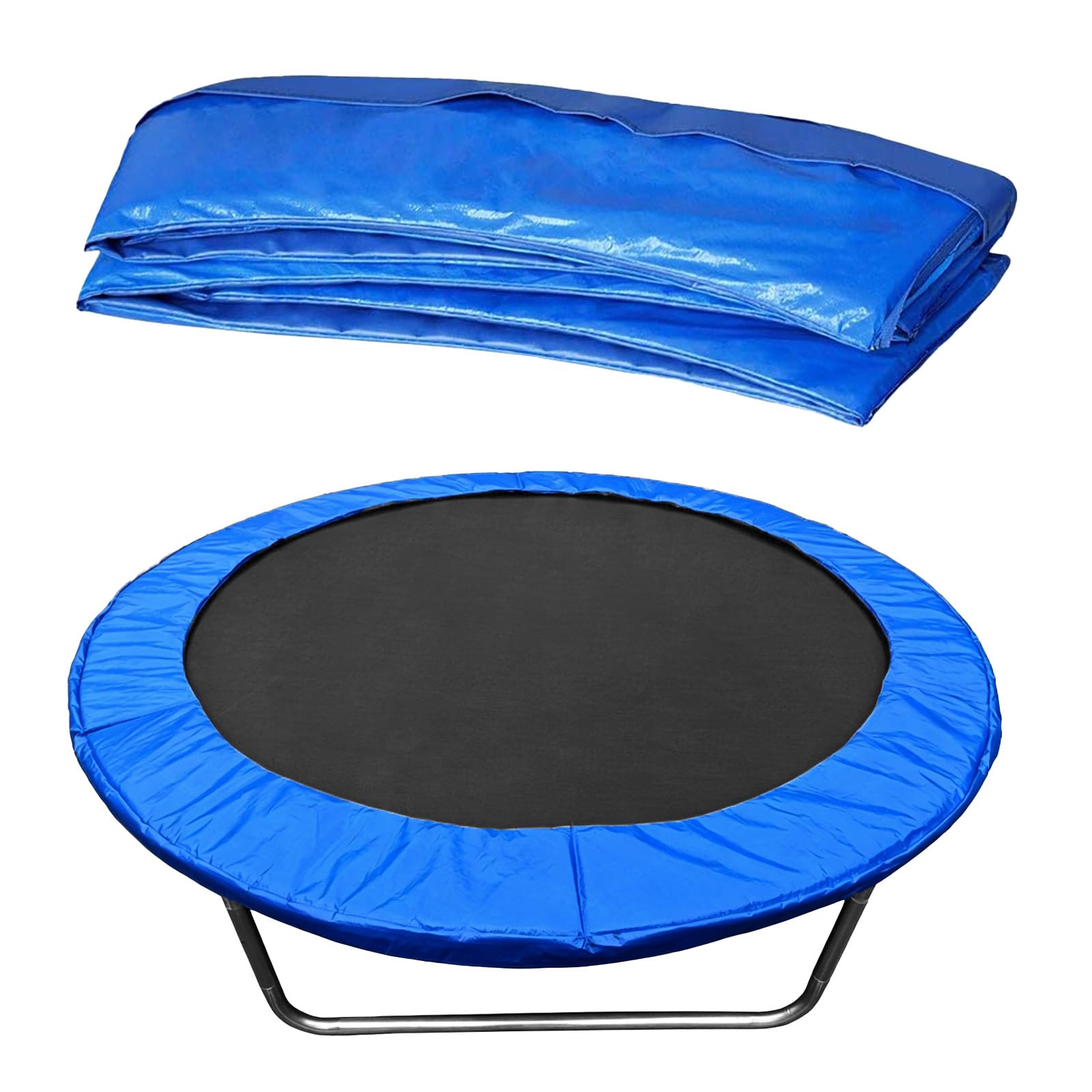Copertura per bordo del tappeto elastico, diametro 244 cm, 305 cm, 366 cm, imbottitura del telaio, resistente ai raggi UV e impermeabile, telone di protezione universale per le molle