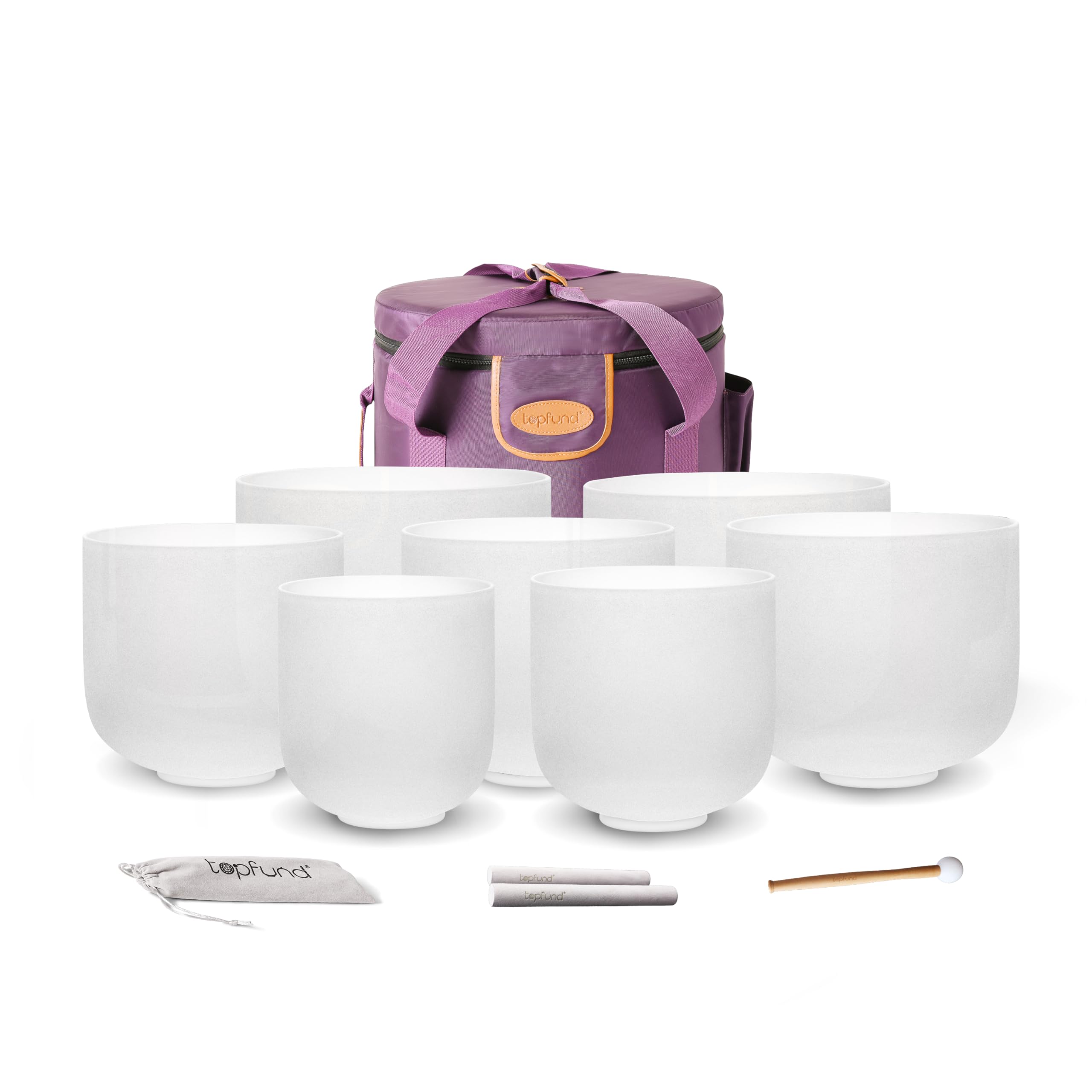 Amazon.com: TOPFUND 6-12 inch 432Hz Chakra Set of 7 Crystal