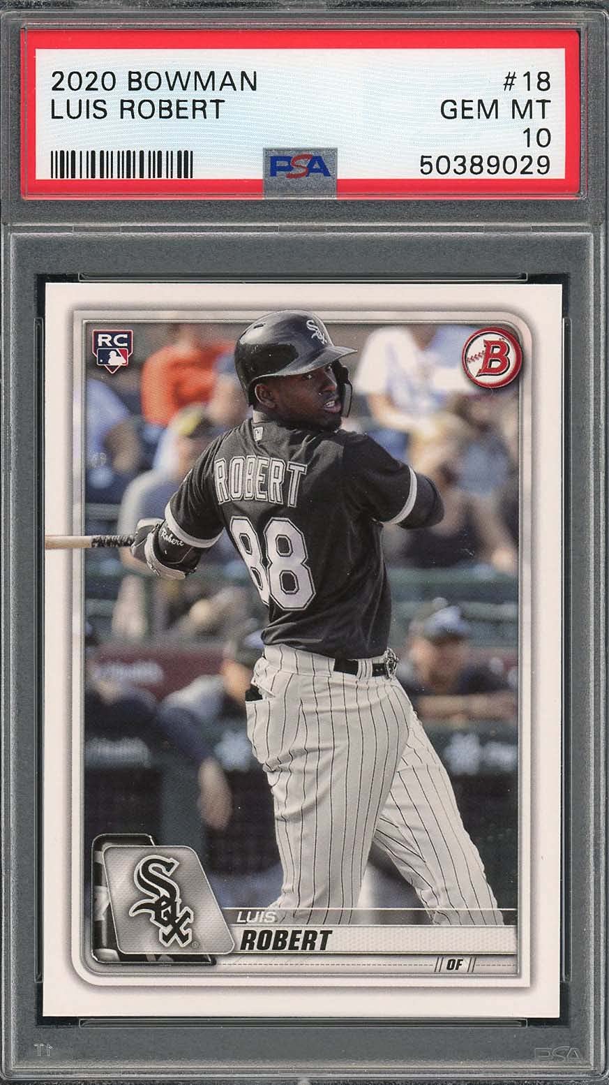 Amazon.com: Luis Robert 2020 Bowman Baseball Rookie Card RC #18