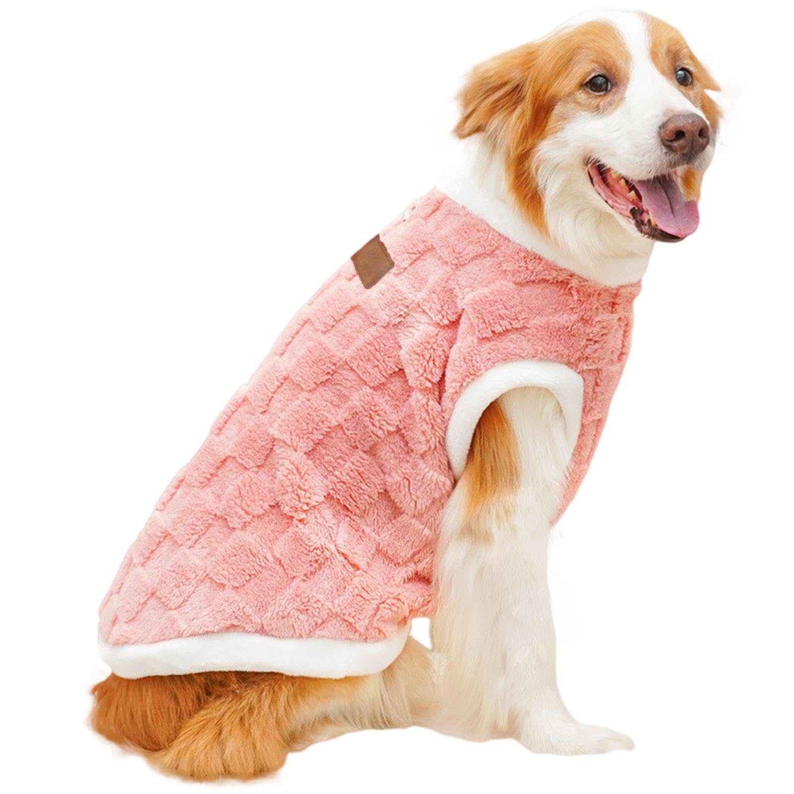 Sweaters for Dogs, Winter Jacket for Dogs Plush, Thick Pet Cold Weather Clothes Warm Snow Jacket Accessories for Large Dogs, Cold Autumn And Winter Seasons