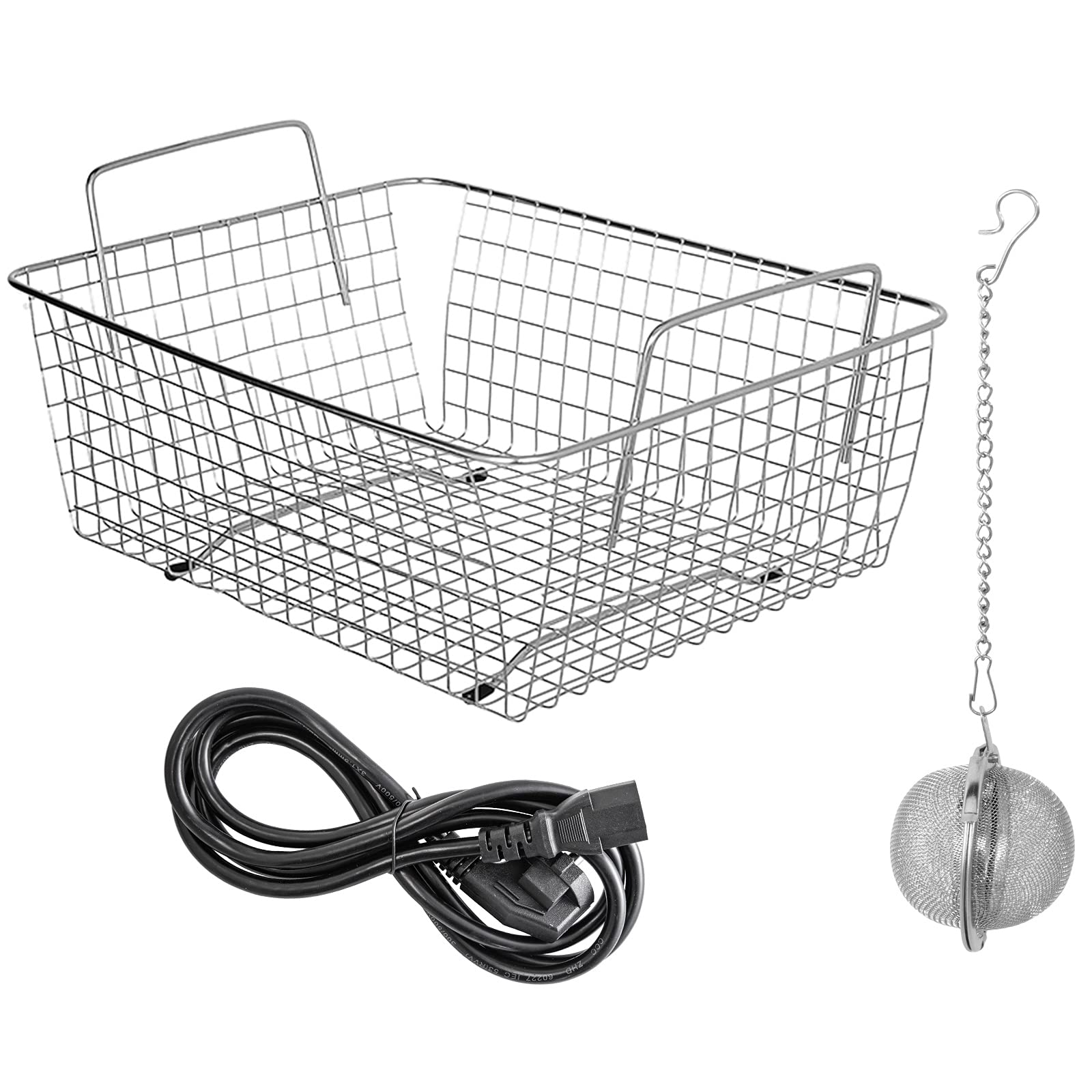 Moh Nettoyeur à Ultrasons avec Minuterie de Chauffage 10 L, Professionnel Nettoyeur à Ultrasons 220 V, Nettoyeur Ultrasons en Acier Inoxydable 40 kHz pour Nettoyage des Bagues de Lunettes Instrument