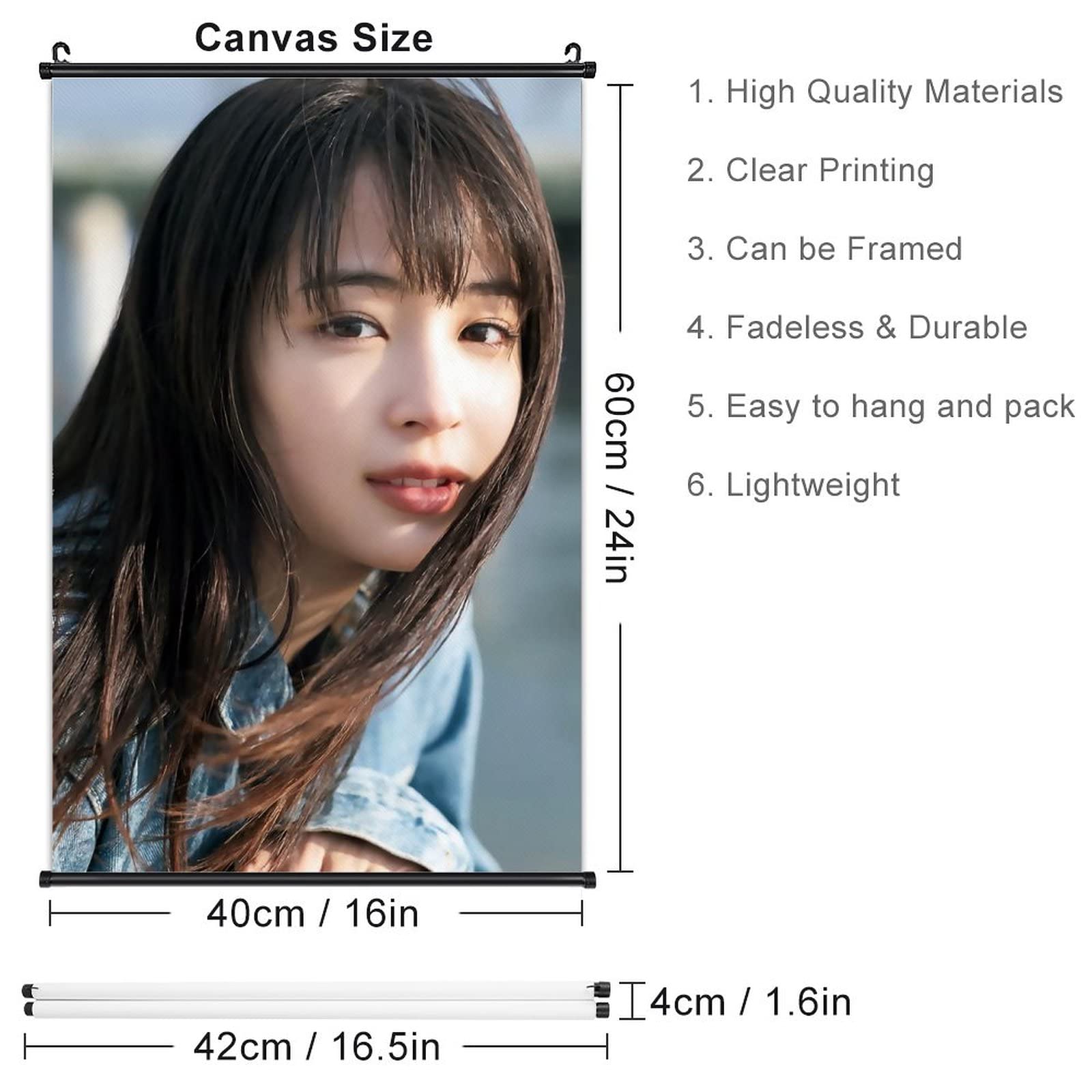 Amazon.co.jp: 広瀬すず ポスター 掛け画 組立式 アートワーク