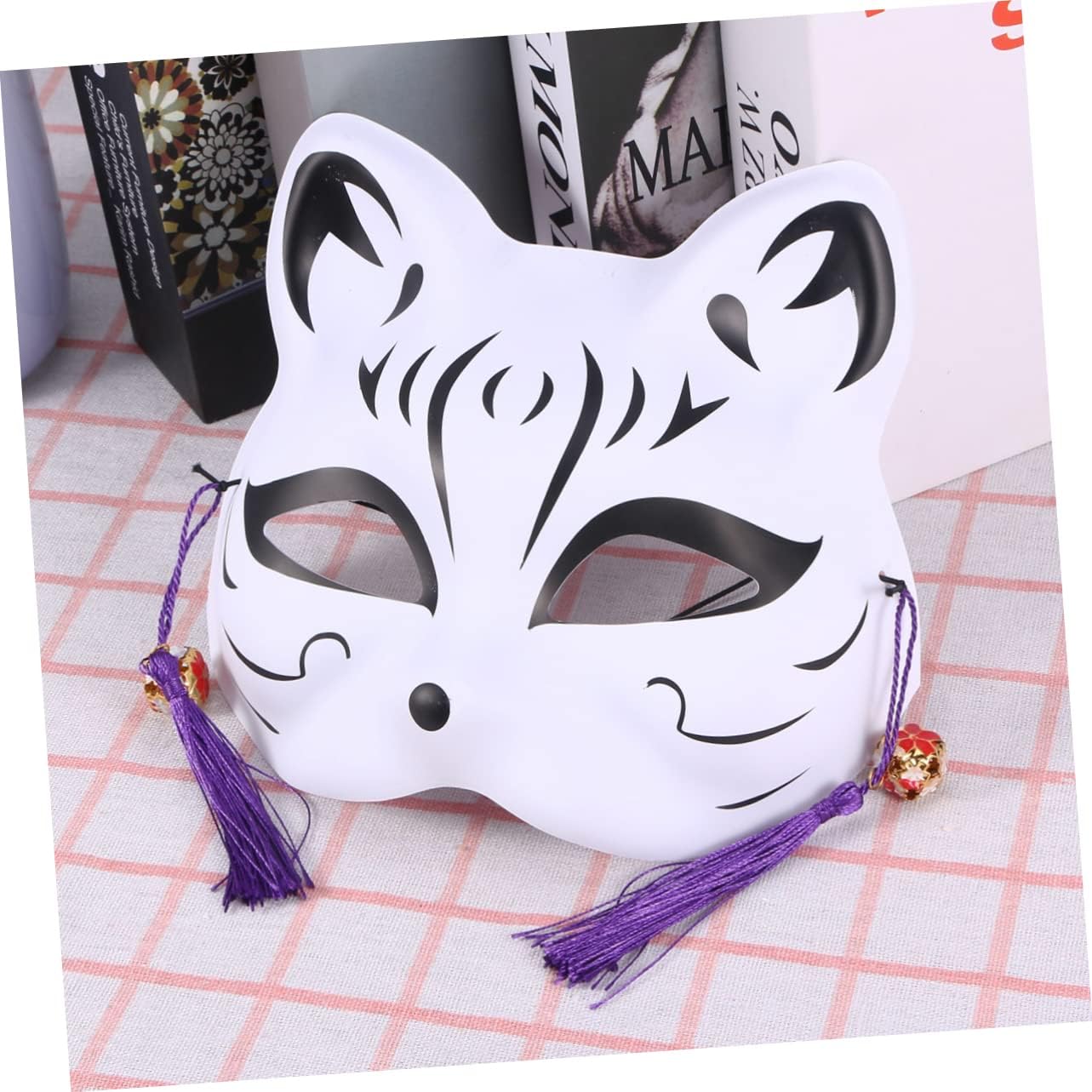 2pcs Cat Mask Tassels for Cosplay and Parties Lightweight and Fashionable for Boys and Girls Events and Photography Props