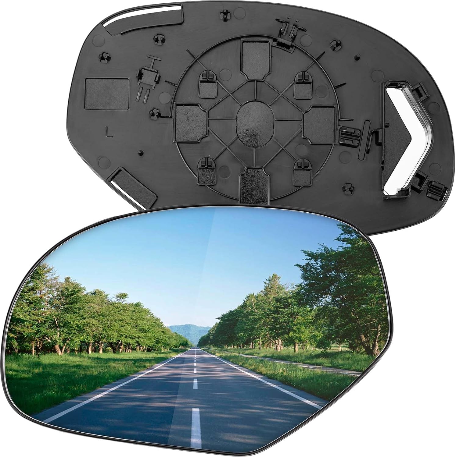 Passenger Side Mirror Replacement for Chevy Silverado Suburban Tahoe Avalanche, for Cadillac Escalade, for GMC Sierra Yukon, 2007-2014 - Right Side Mirror Glass, Rear View Mirrors Glass