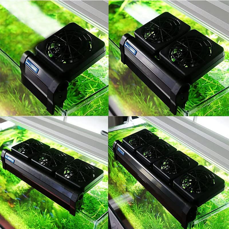 Image of LONDAFISH Aquarium Chillers Aquarium Fan Fish Tank Cooling Fan System for Salt Fresh Water(2 Fan)