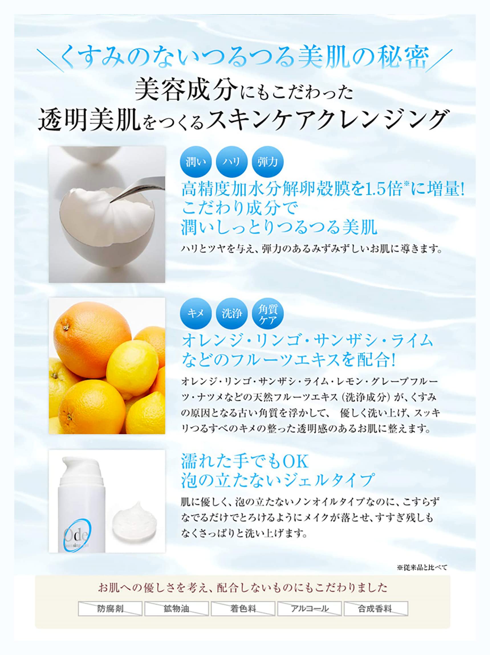 Amazon | オーディ クレンジングジェル 200g（洗顔・メイク落とし  