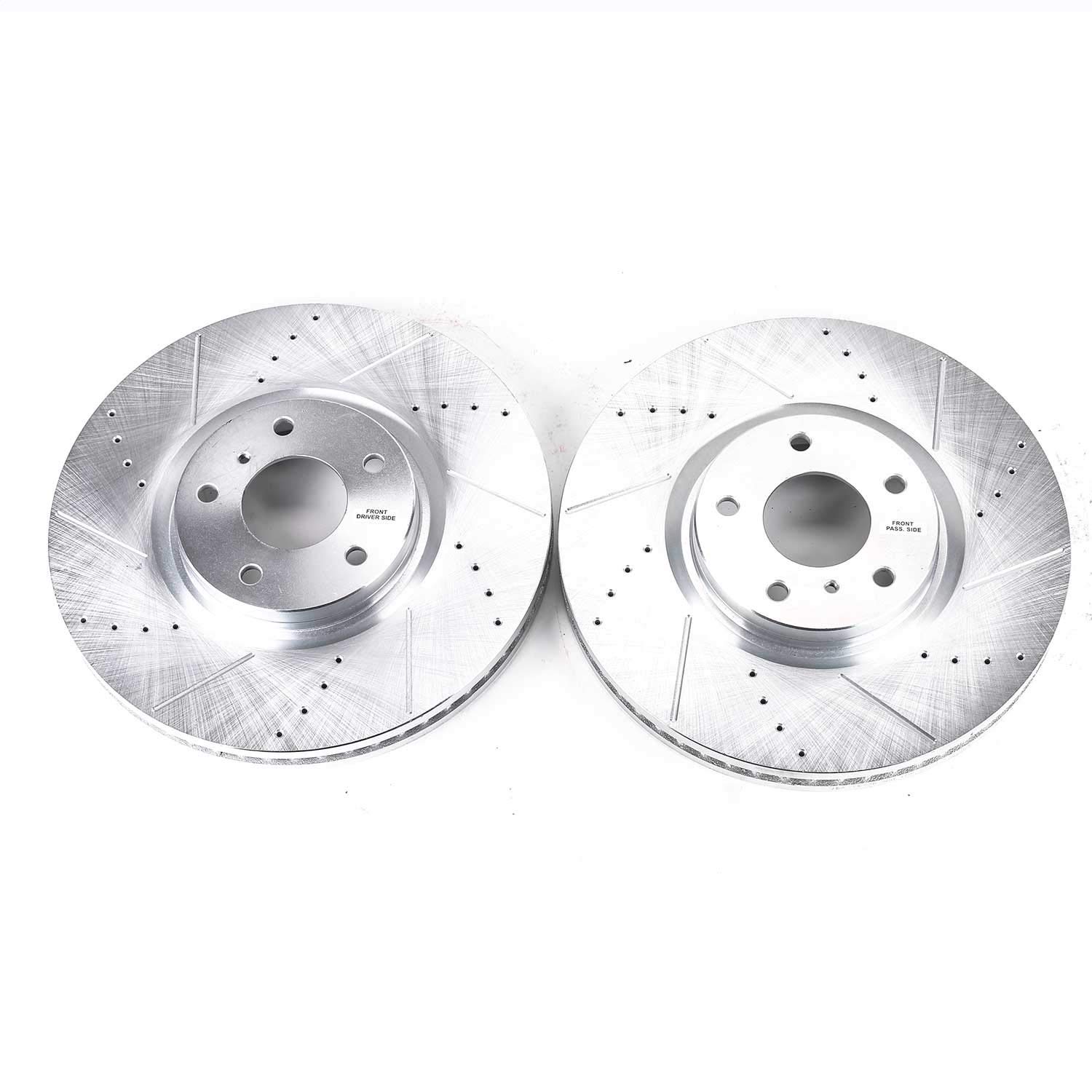 PowerStop Drilled And Slotted Rotor Pair JBR1195XPR - Advance - View #6
