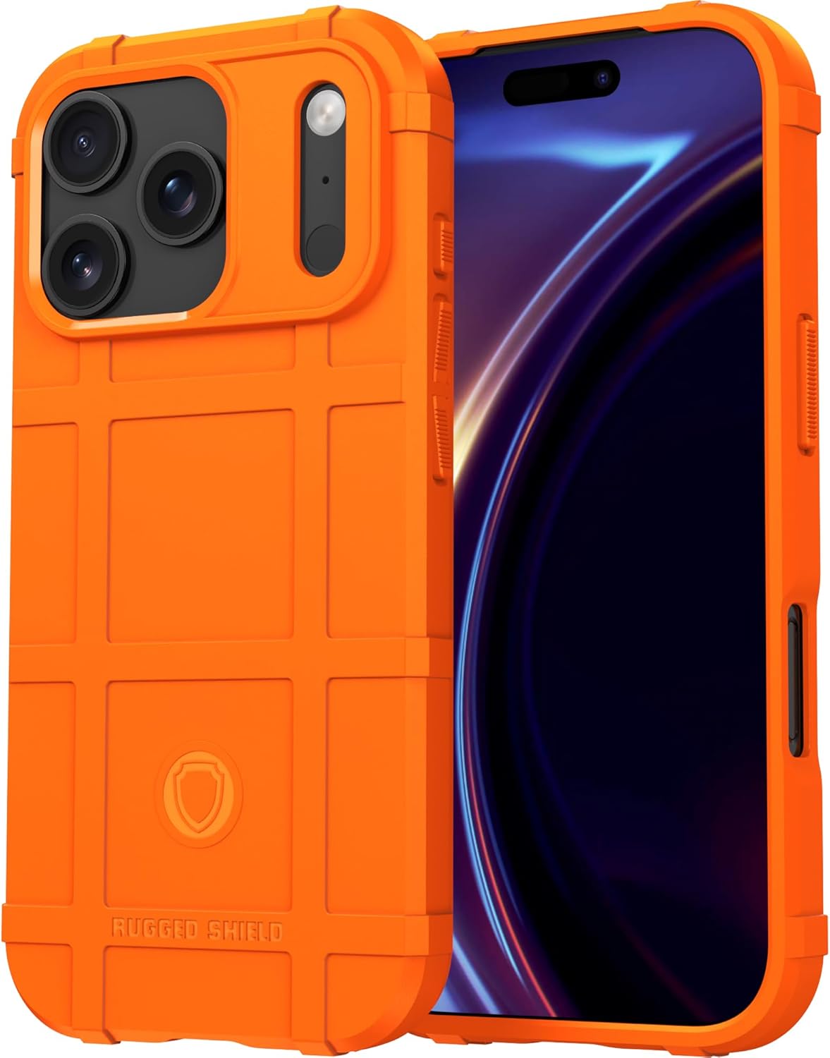 EGO TACTICAL Rugged Shield Brand Solid Color TPU Phone Case Compatible with iPhone 17 Pro Max 6.9" Screen - Flat Dark Earth w/Magsafe