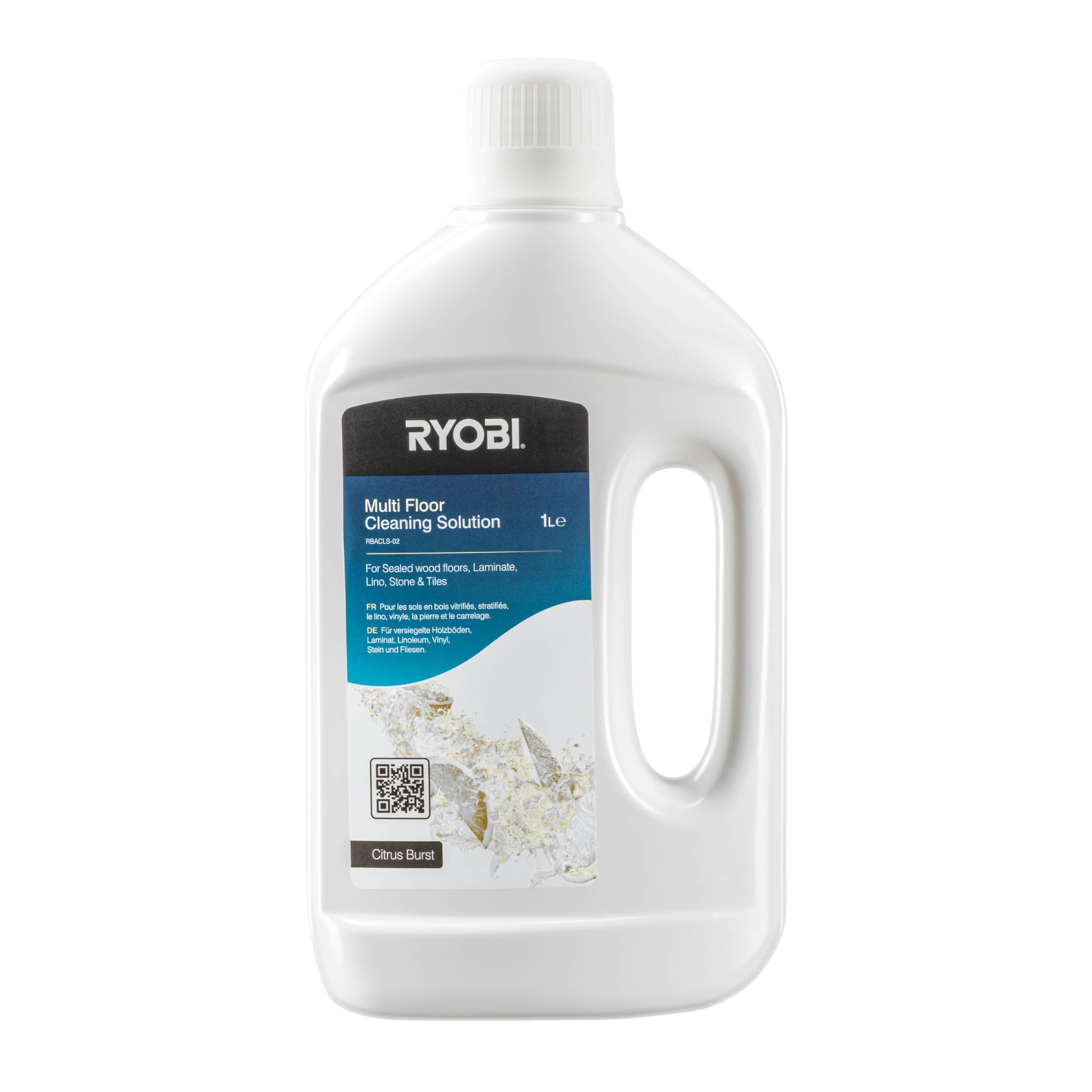 RYOBI 18 V ONE+ Brushless Multiflächenreiniger RHFC18BL-0 5133006325, 3-in-1 Staubsaugen, Wischen & Trocknen, ohne Akku und Ladegerät, Anthrazit