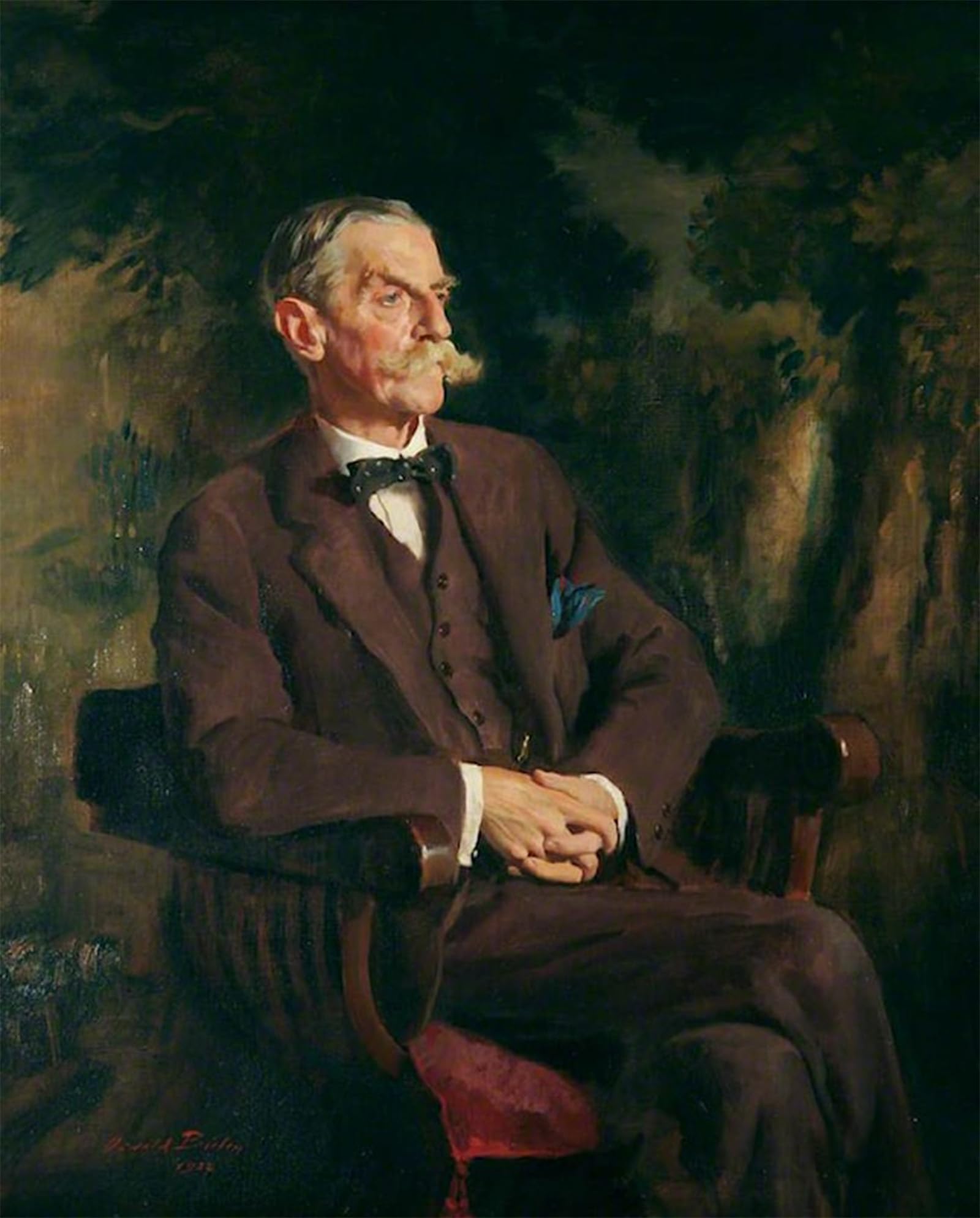 ARTXLXXBN Famous Prints Artwork Pictures Poster Painting Art the Right Honourable Ailwyn by Birley Artwork Landscape Pictures for Home Decor 60x90cm