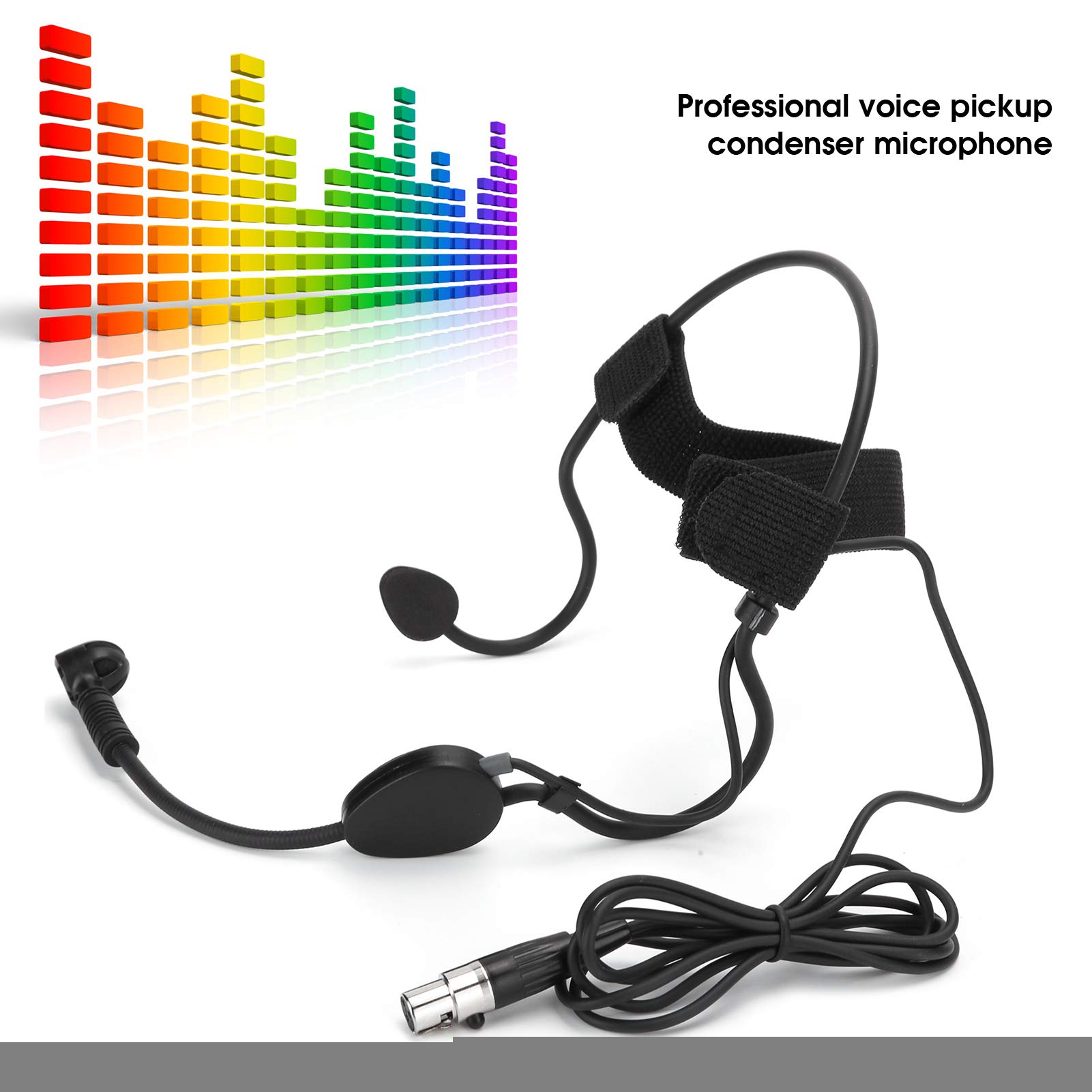 Microfono A Condensatore A 3 Pin XLR Da Orecchio | Omnidirezionale Per Palco, Insegnamento E Conferenze